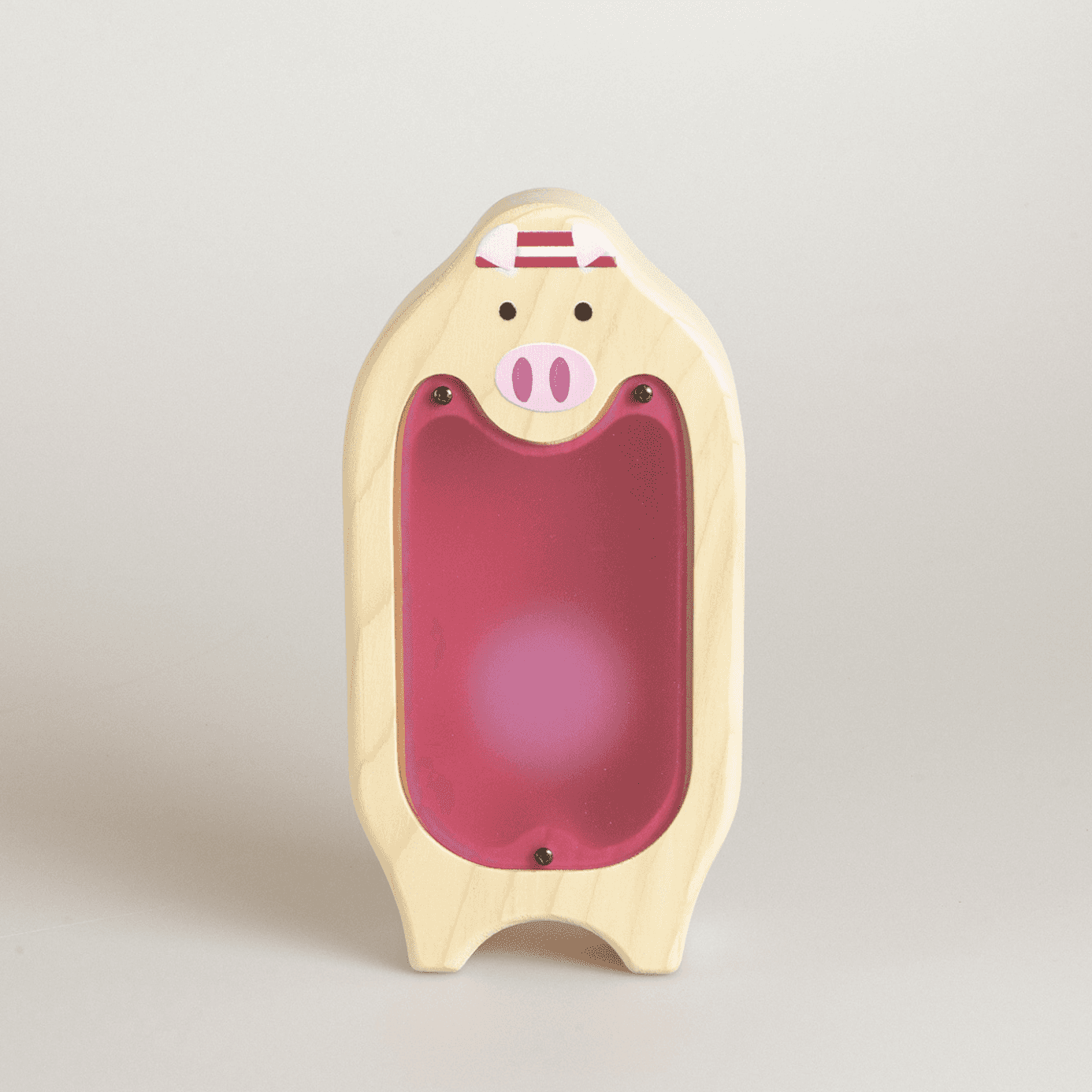Immagine principale di Salvadanaio Mr Piggy in Legno di Abete | Leonardi Wood
