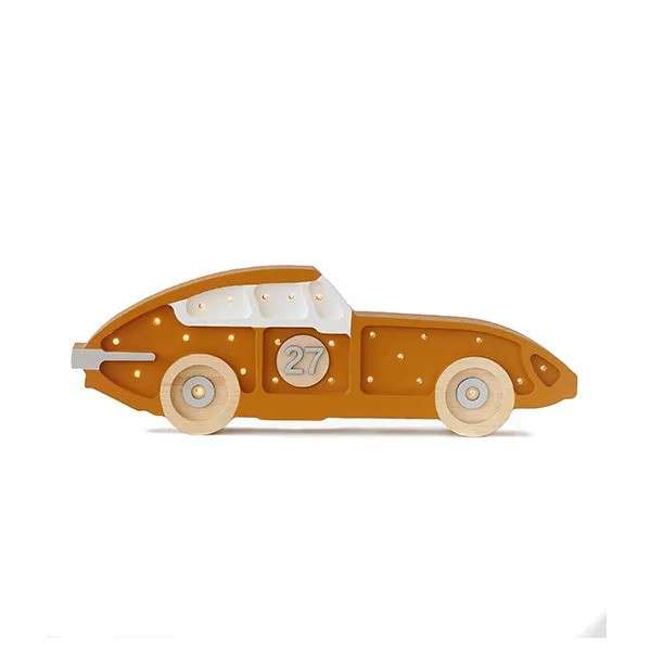 Immagine principale di Lampada in Legno Race Car Mustard | Little Lights