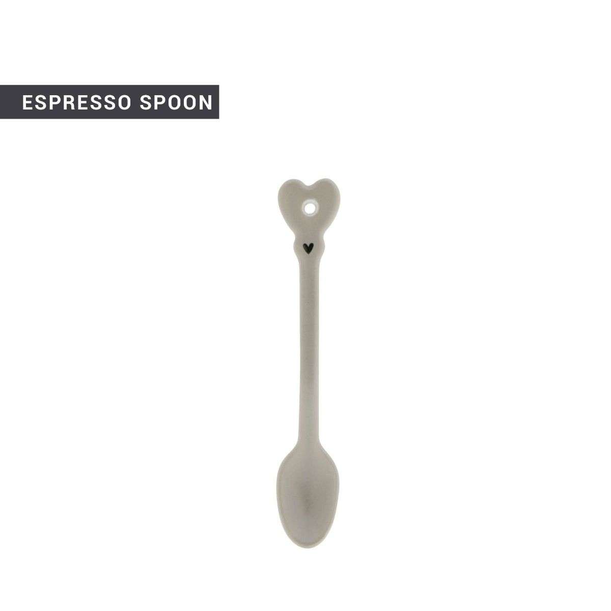 Immagine principale di Cucchiaino Espresso Beige in Ceramica Opaca 10 cm | Bastion Collections