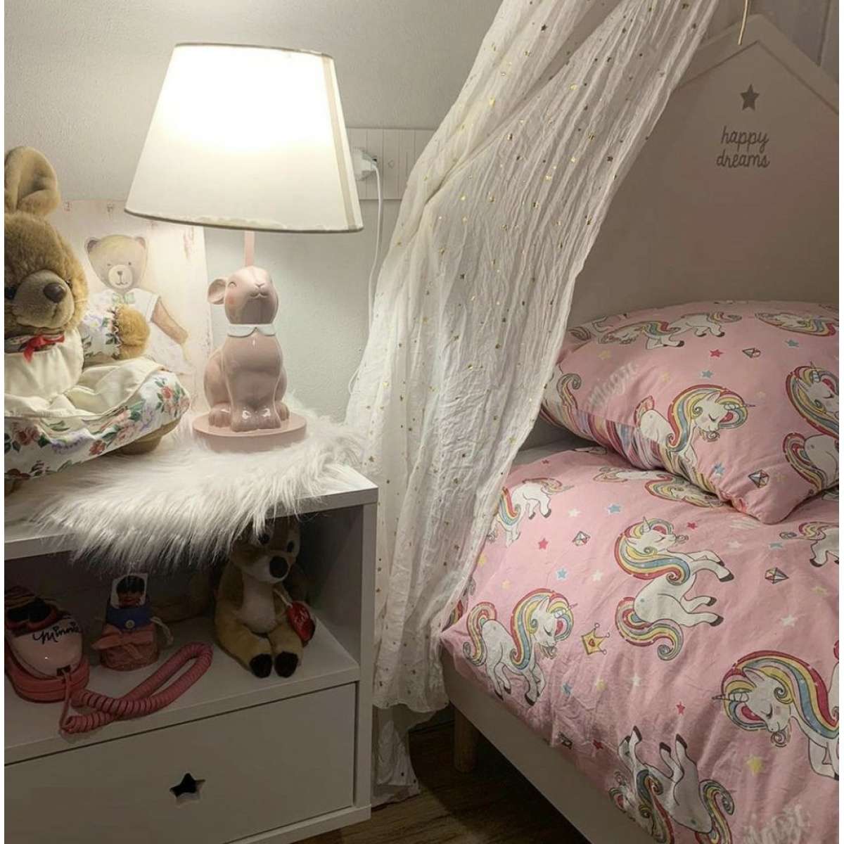 Immagine del prodotto Completo Letto Matrimoniale Unicorni in 100% Cotone | Pietro Zanetti Home
