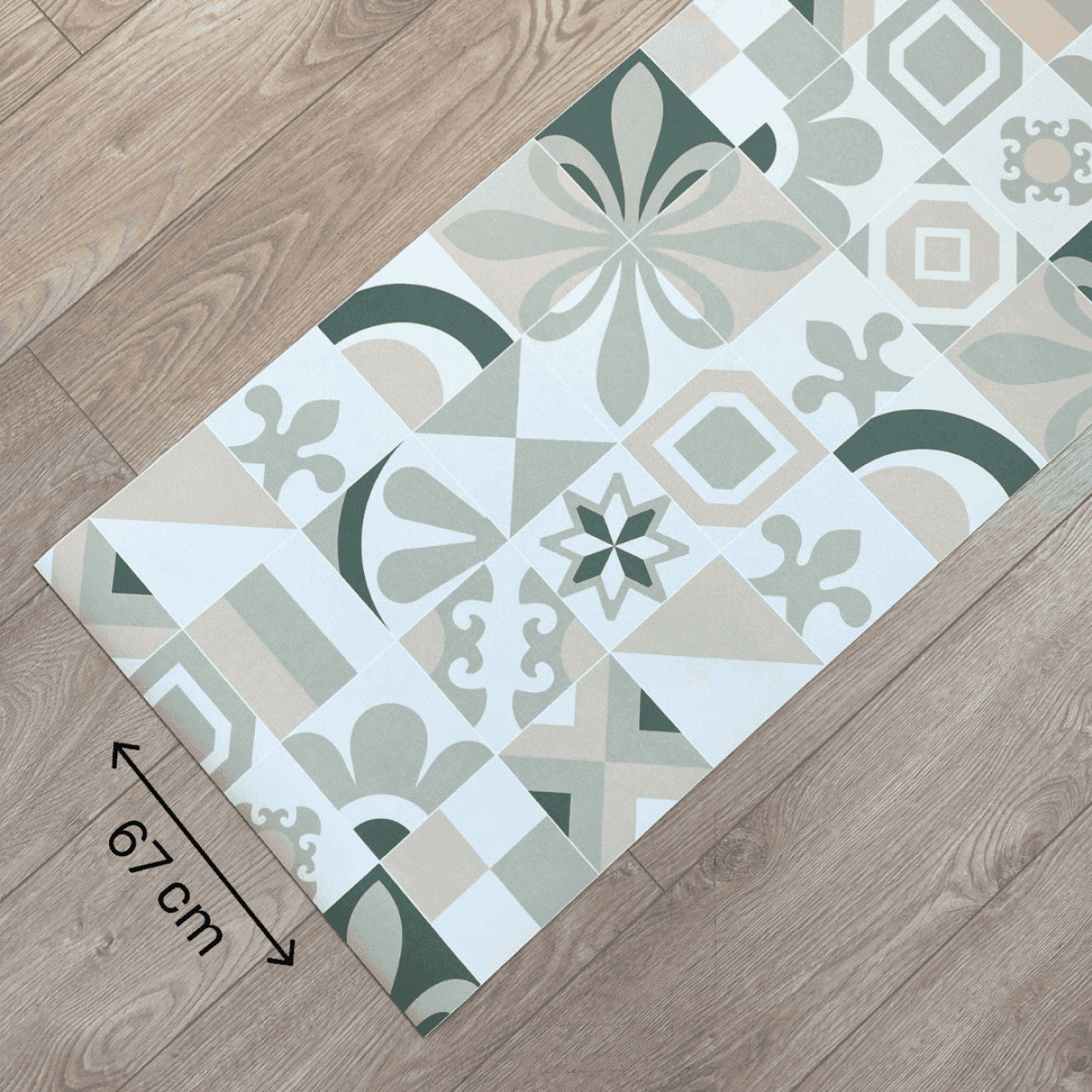 Immagine del prodotto Tappeto Cucina a metro Graniglia Salvia in Pvc H 67 cm - scegli tu la misura | Pietro Zanetti Home