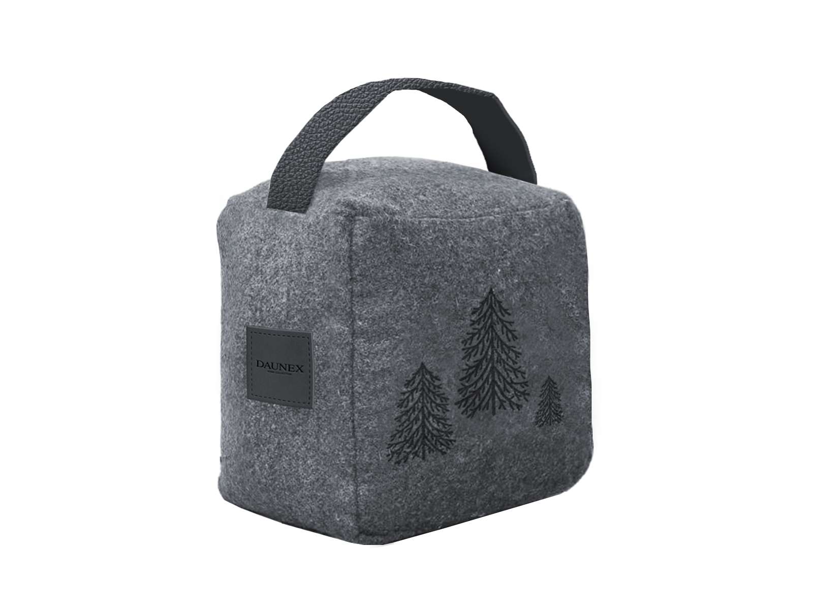 Immagine principale di Fermaporta Feltro Abete h 14x14x10 cm Daunex -2 Colori | Daunex