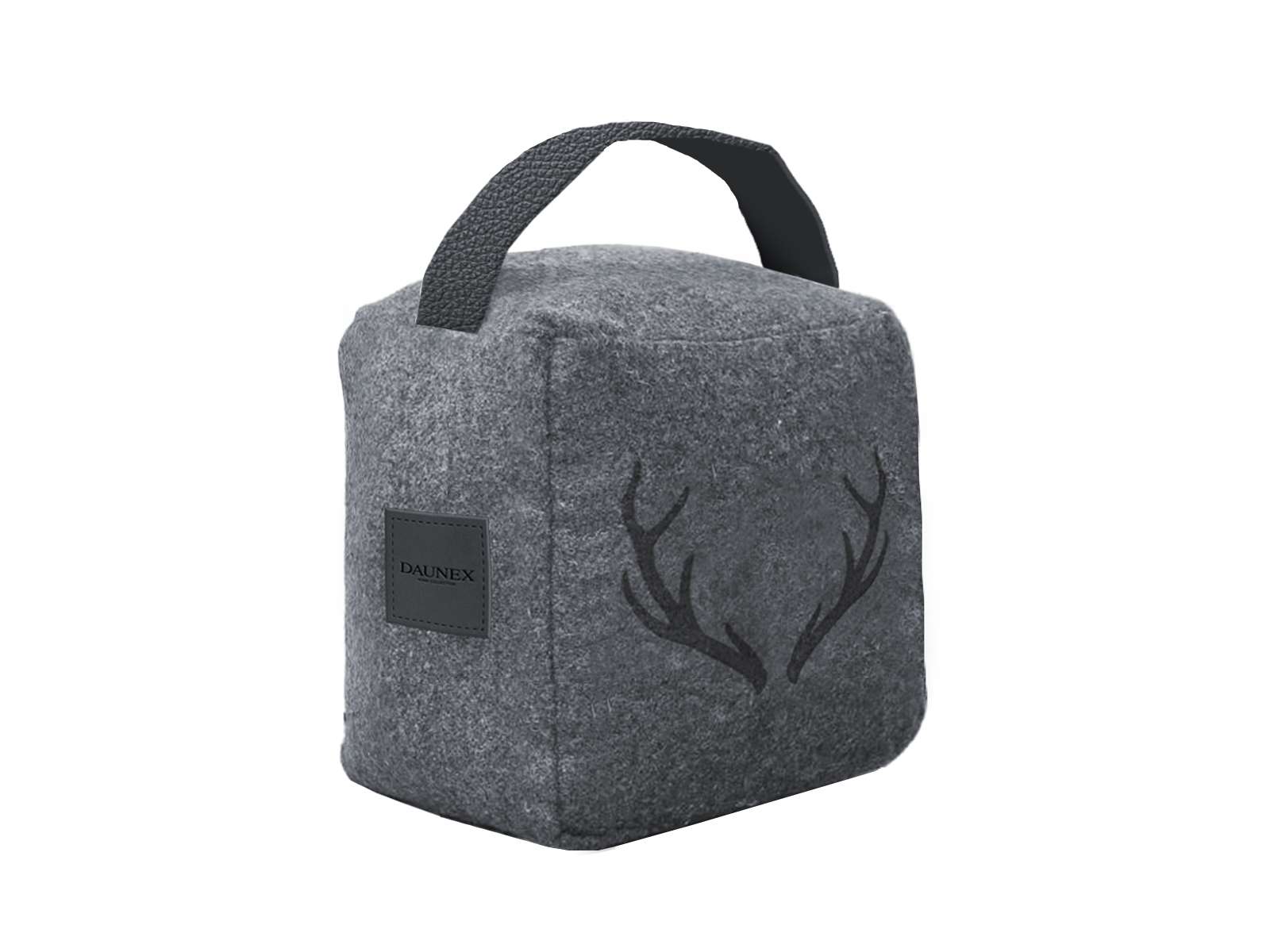 Immagine principale di Fermaporta Feltro Cervo h 14x14x10 cm Daunex - 2 Colori | Daunex