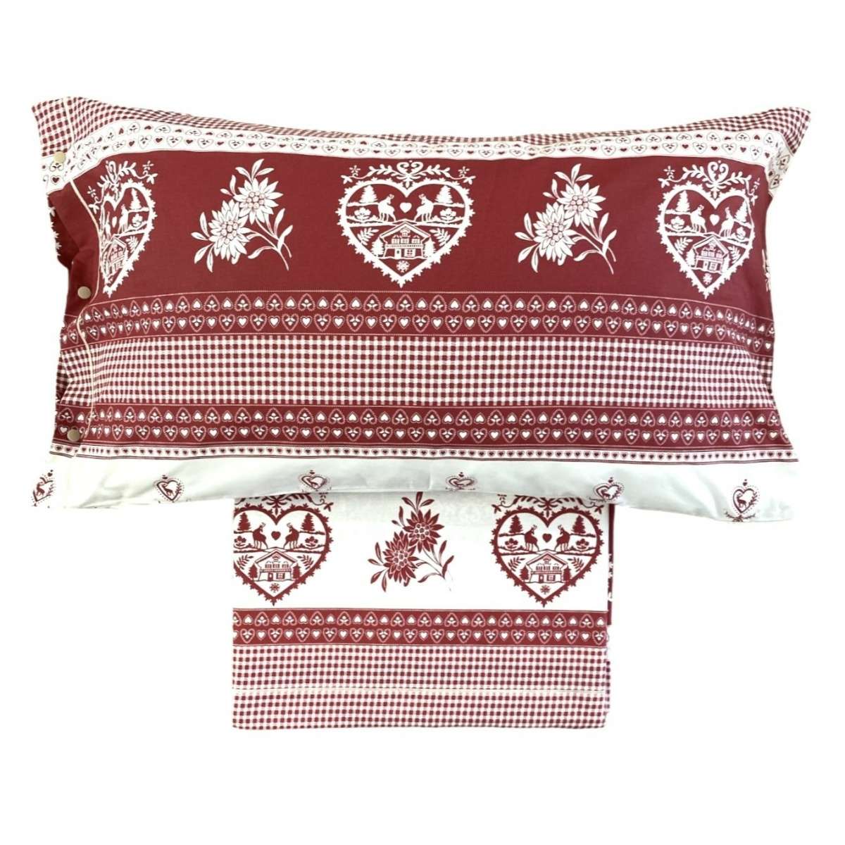 Immagine del prodotto Completo Letto Matrimoniale Tirolo in 100% Cotone | Pietro Zanetti Home