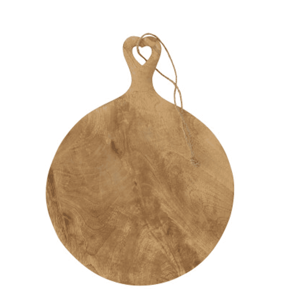 Immagine principale di Tagliere Rotondo con Cuore in legno 40x32x2,5cm | Jolipa
