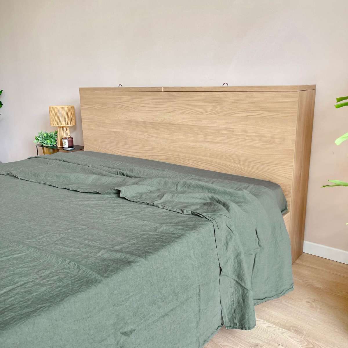 Immagine del prodotto Lenzuola Sopra Matrimoniale Loft 49 in Lino No Stiro - 4 Colori | Cogal