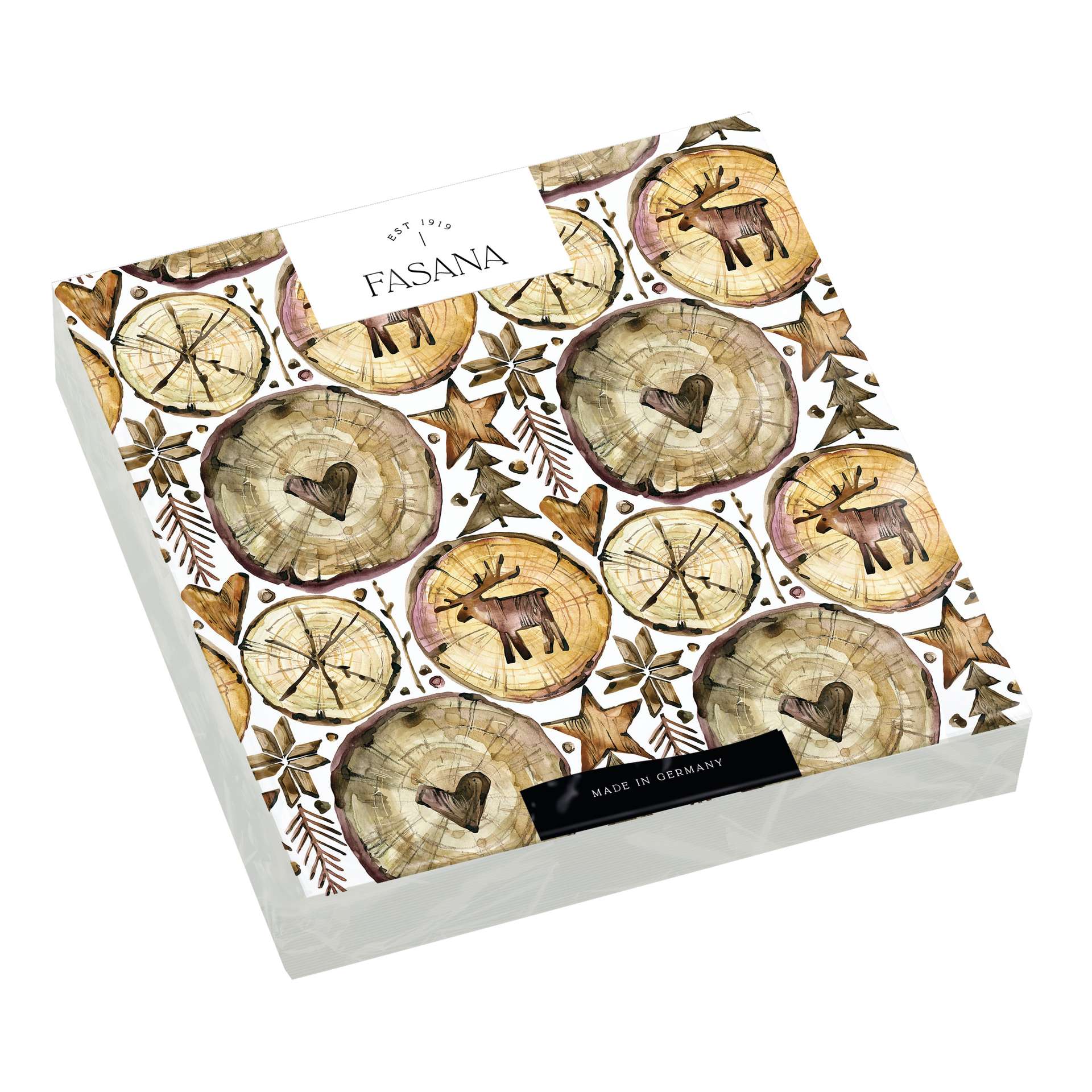 Immagine principale di Tovaglioli di Carta Scandic Christmas Deco 33x33 cm | FASANA EST 1919