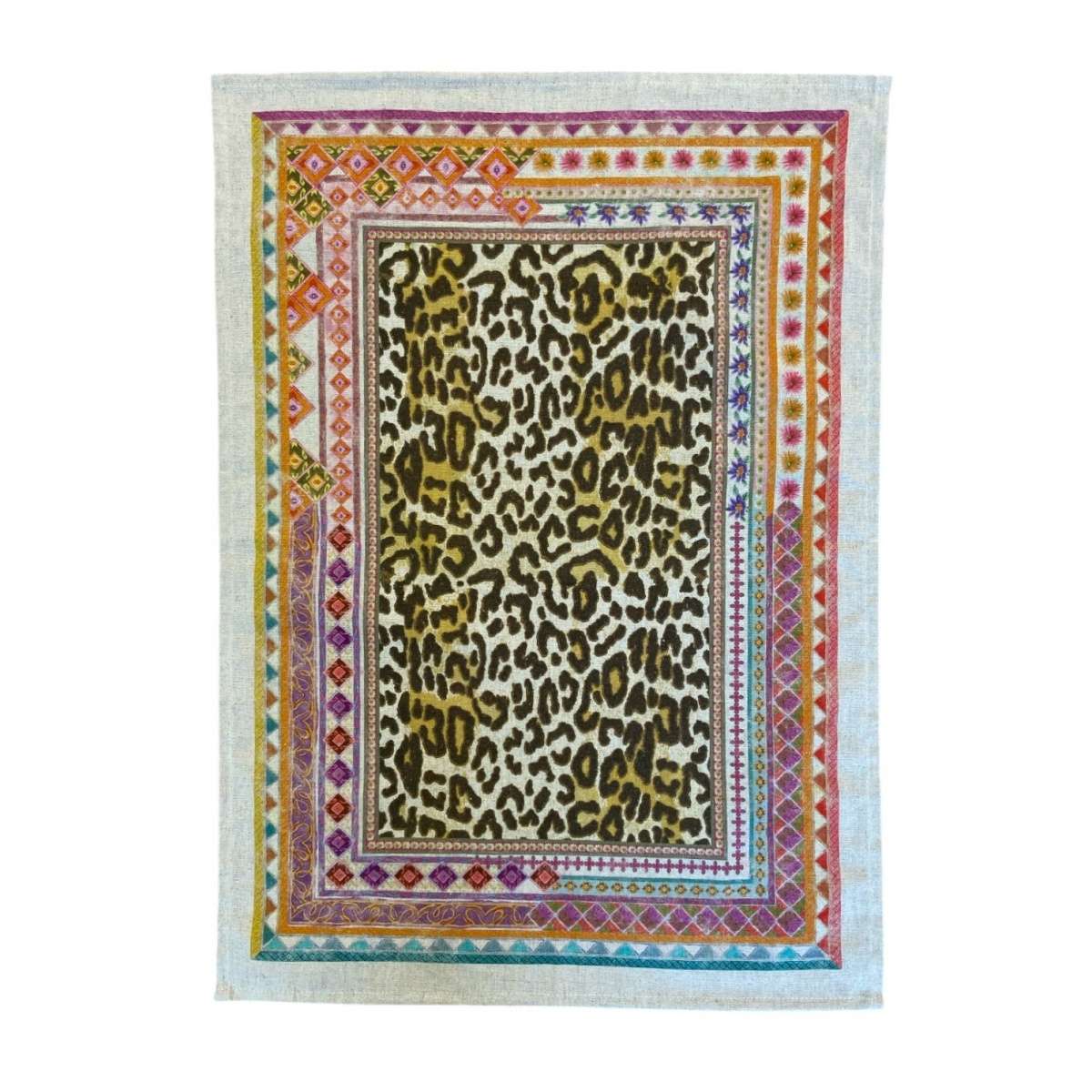 Immagine del prodotto Strofinaccio in Lino e Cotone Jurta Leo 50x70 cm | Tessitura Toscana Telerie