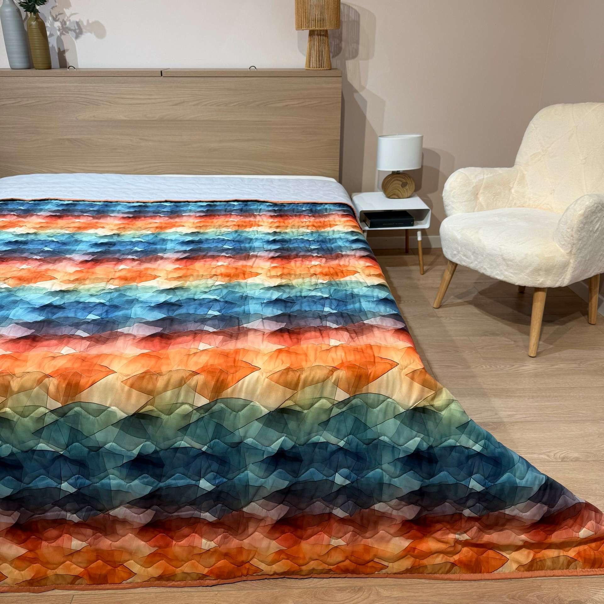 Immagine principale di Trapuntino Primaverile Matrimoniale Multicolor in Microfibra | Pietro Zanetti Home