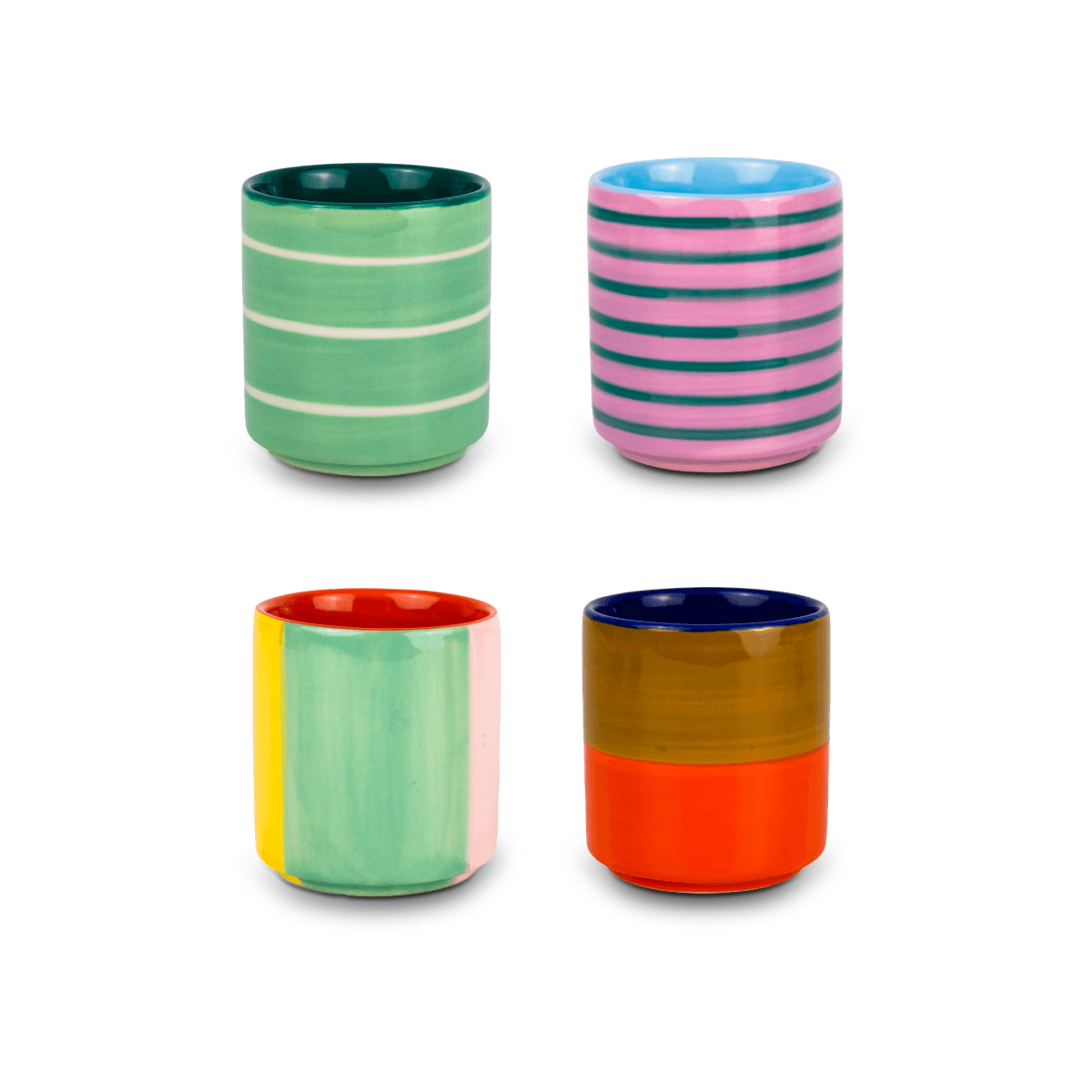Immagine del prodotto Set 4 Tazzine da caffè  in Ceramica 200ml | WD Lifestyle