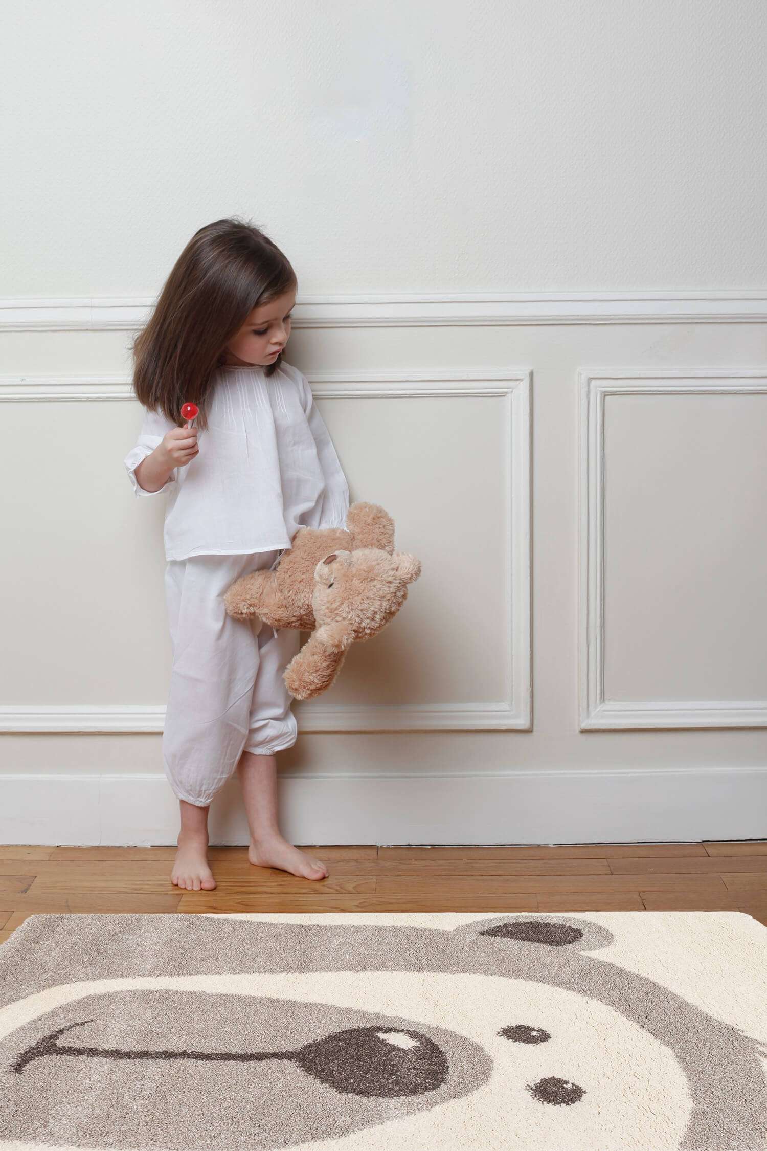 Immagine principale di Tappeto per bambini Soft Piccolo Orso 80x150 cm (2 colori) | AFK Living
