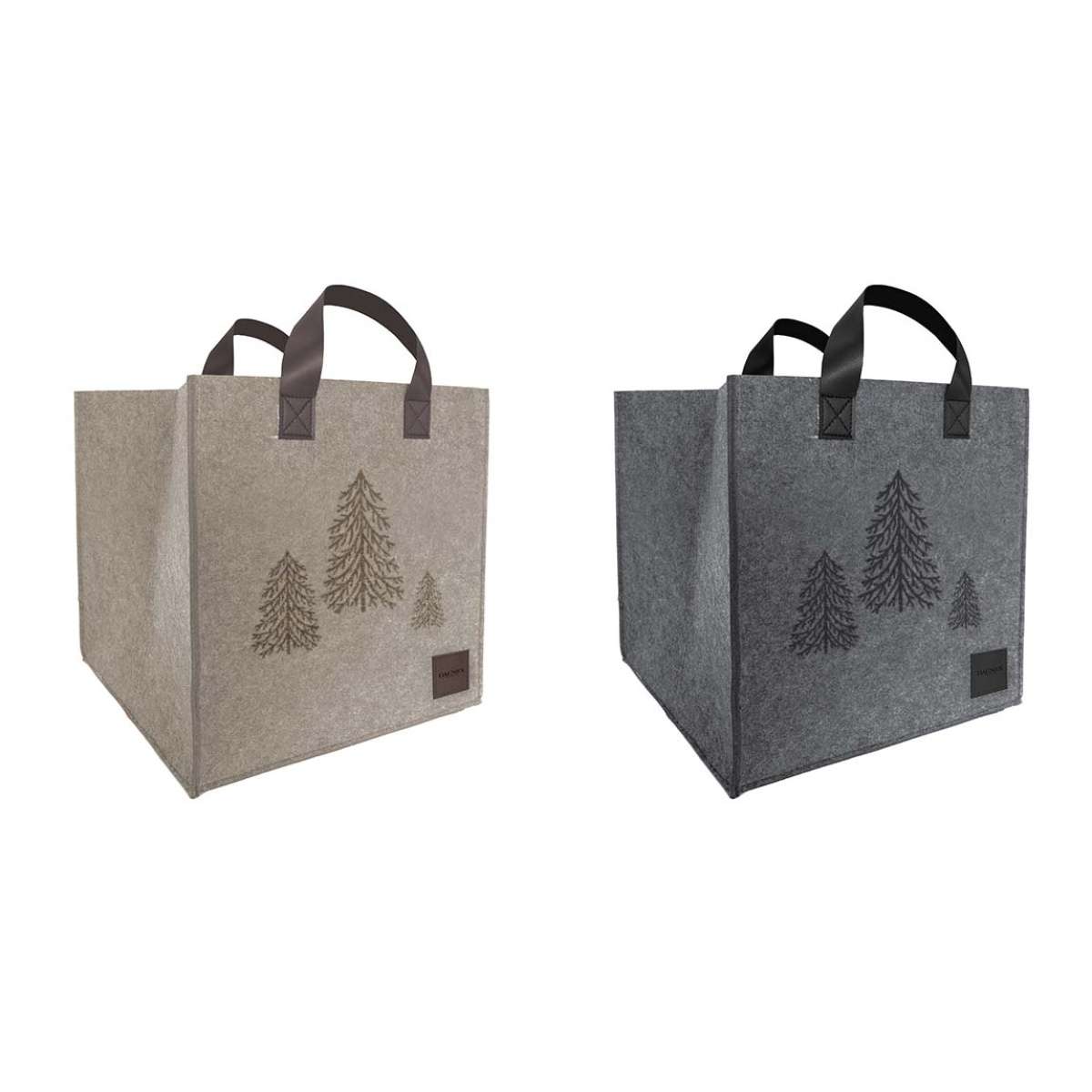 Immagine del prodotto Cesta Portariviste - Porta Legna modello Cube Abete - 2 Colori | Daunex