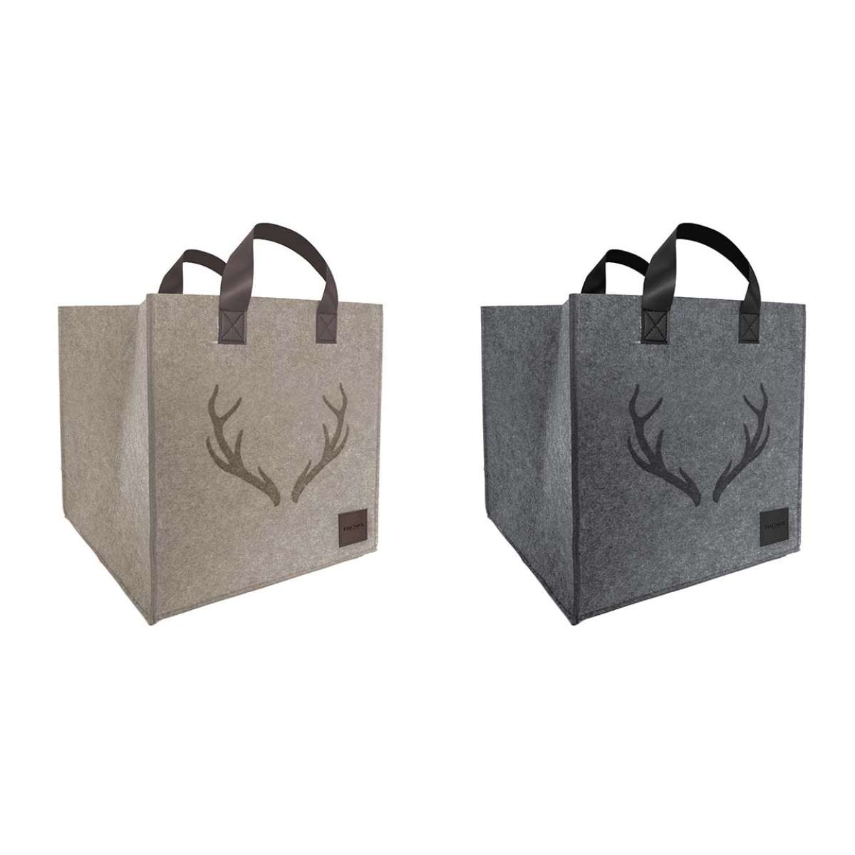 Immagine del prodotto Cesta Portariviste - Porta Legna modello Cube Cervo - 2 Colori | Daunex