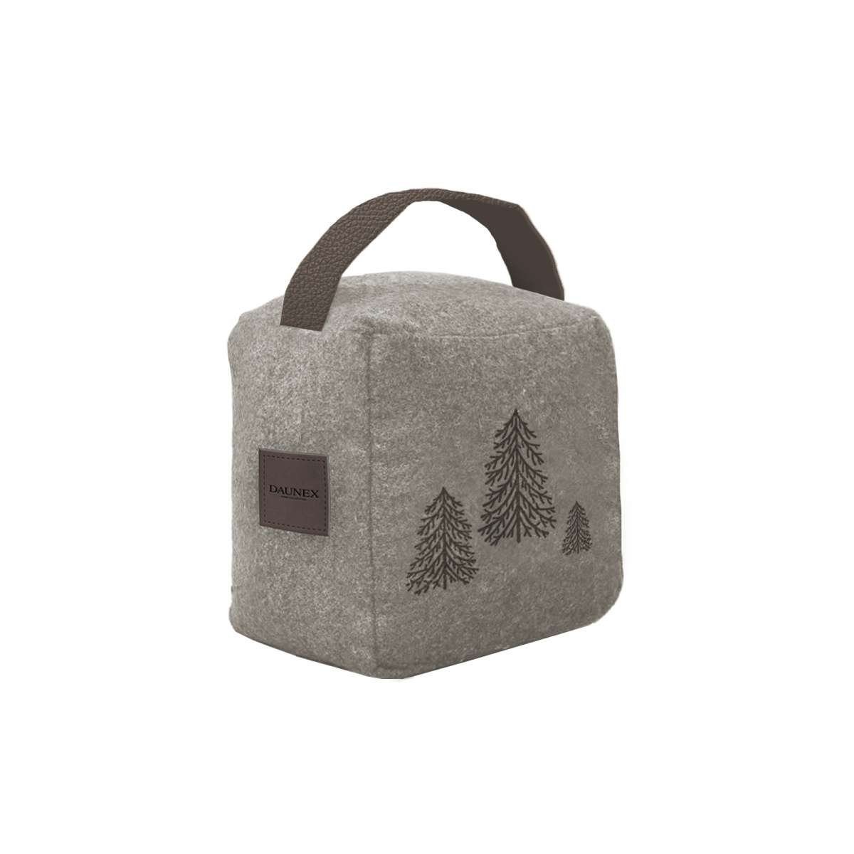 Immagine del prodotto Fermaporta Feltro Abete h 14x14x10 cm Daunex -2 Colori | Daunex