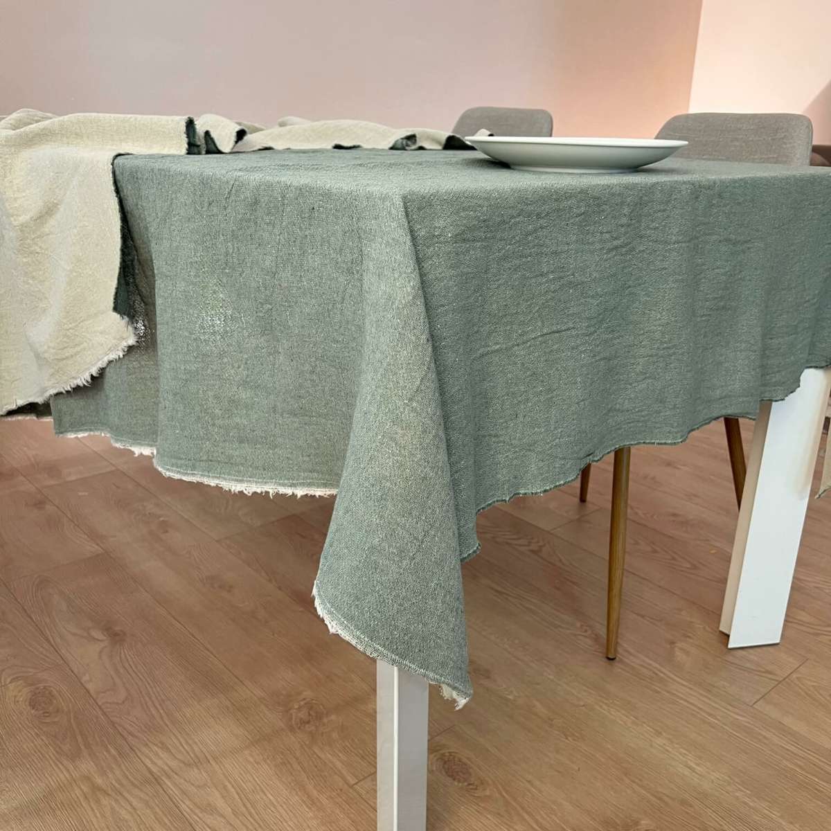 Immagine del prodotto Tovaglia Rettangolare Bicolor Arisa 150x180 cm in Cotone No Stiro (9 colori | Govina Biancheria per la Casa
