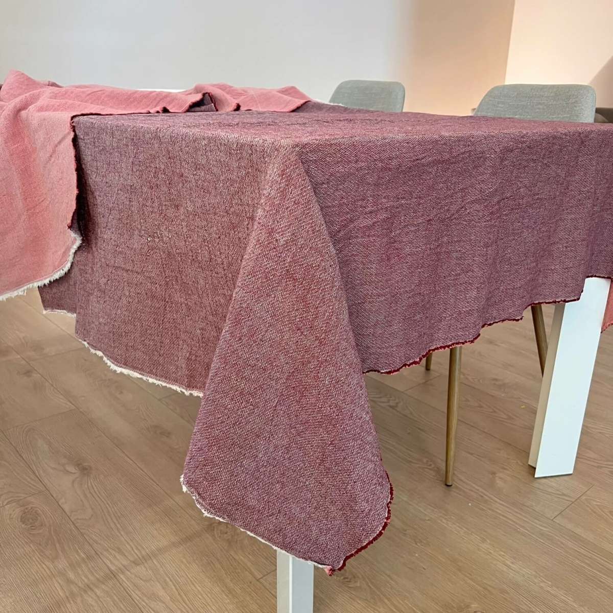 Immagine del prodotto Tovaglia Rettangolare Bicolor Arisa 150x180 cm in Cotone No Stiro (9 colori | Govina Biancheria per la Casa