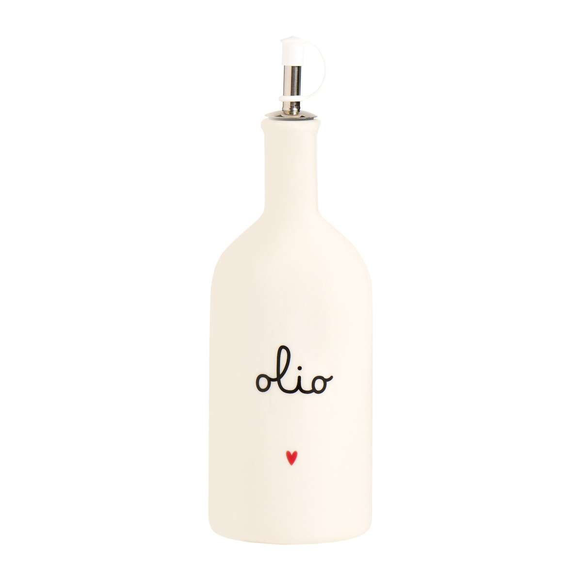 Immagine principale di Bottiglia Olio CUORE in Ceramica 600 ml | Simple Day