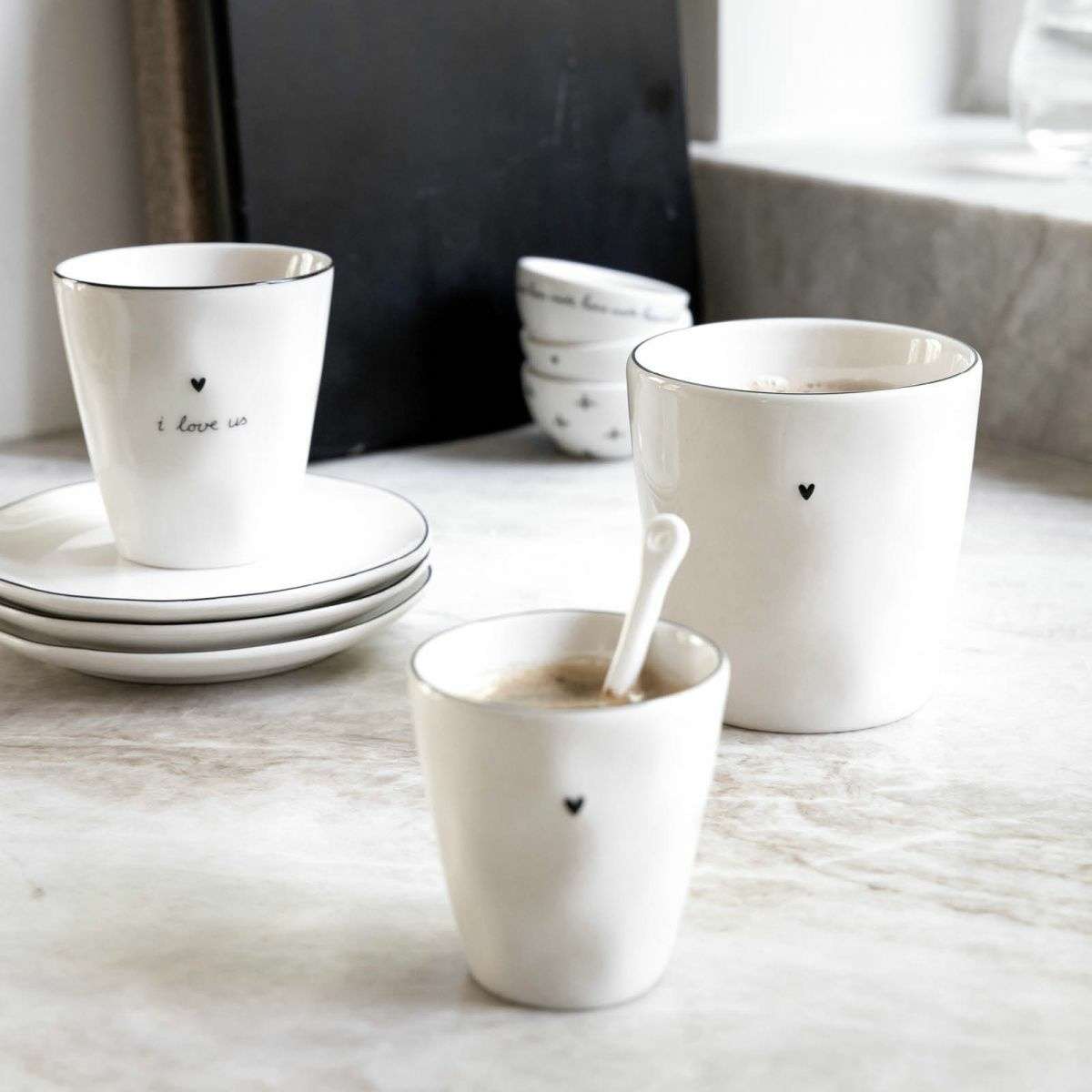 Immagine del prodotto Cucchiaino Espresso Bianco in Ceramica 10 cm | Bastion Collections