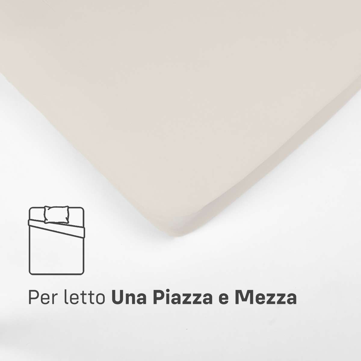 Immagine del prodotto SOPRA in Cotone Jersey Elasticizzato UNA PIAZZA E MEZZA | Pietro Zanetti Home