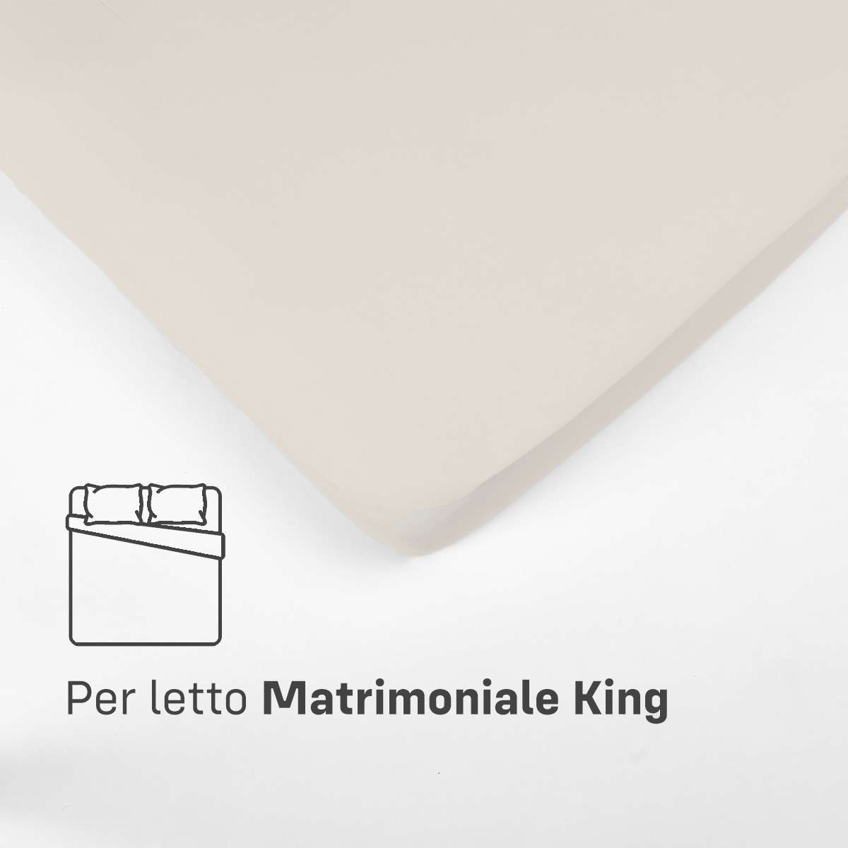Immagine del prodotto SOPRA in Cotone Jersey Elasticizzato MATRIMONIALE KING | Pietro Zanetti Home