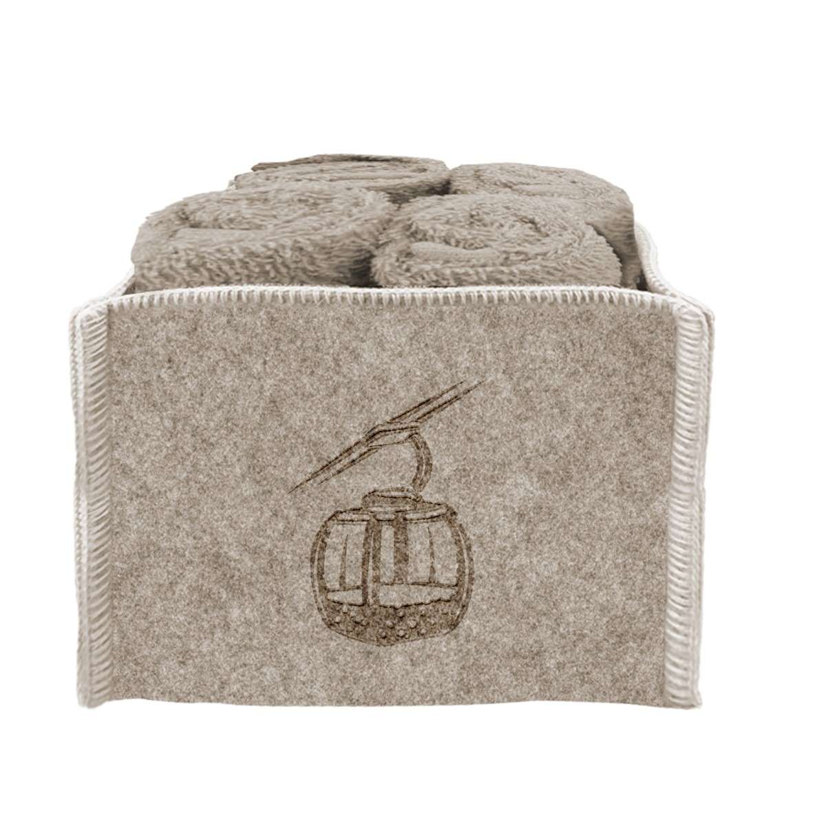 Immagine principale di Set 4 Lavette Feltro Seggiovia 30x30 cm Daunex - 2 Colori | Daunex
